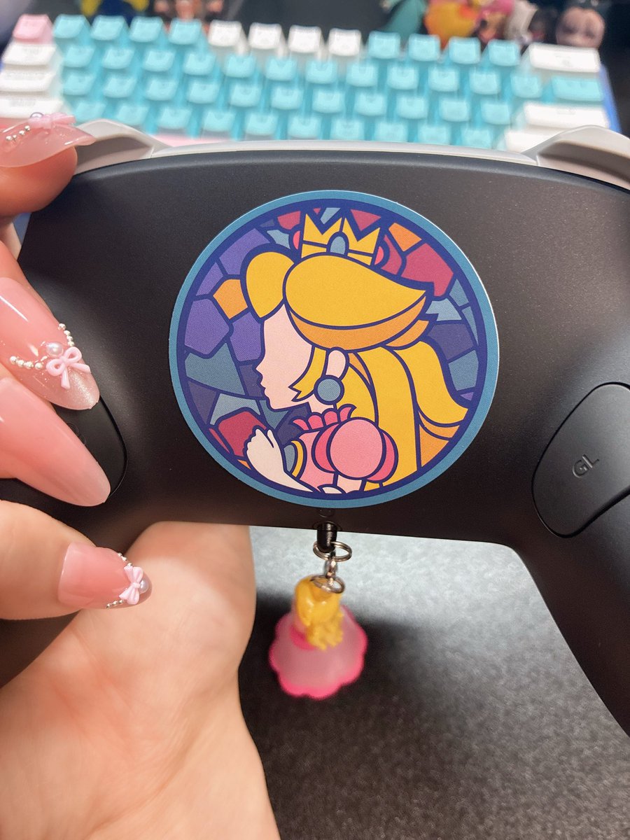 Michirudreams's tweet photo. 今更プロコン2購入🎮
ケチって前のプロコン使ってたけどスティック動かしやすくていいね
裏にステッカー貼ったよ😉😉😉 https://t.co/qV4lvz2y6o
