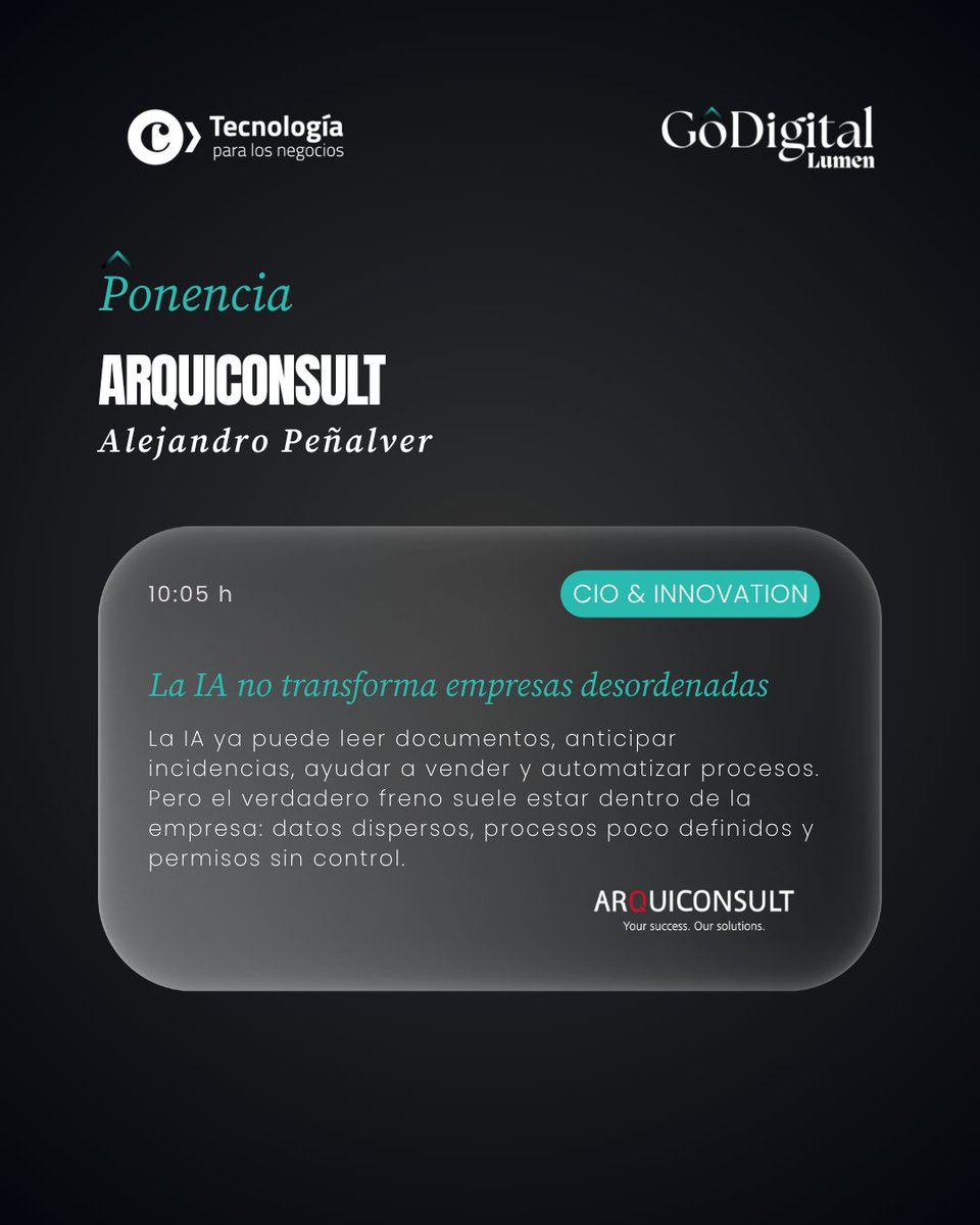 TICnegociosMAD's tweet photo. 🚀 TIC Negocios estará presente en GoDigital 2026 junto a varios de sus proveedores homologados.

IA, automatización, productividad y transformación empresarial.

📅 1 octubre | 📍 Valencia  
👉 https://t.co/w9qAvtnUeL

#GoDigital2026 #TICNegocios https://t.co/vl5oKNbCNz