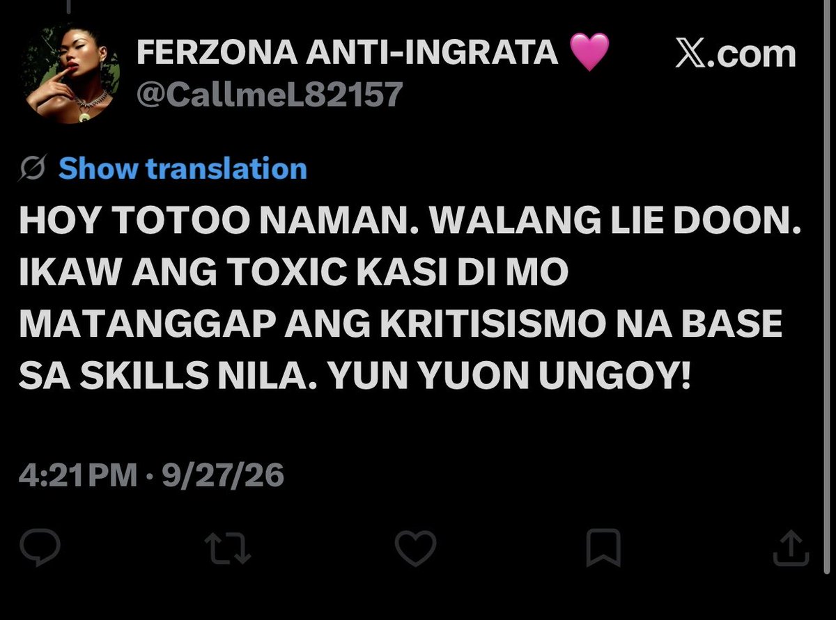 Julliaeam's tweet photo. @CallmeL82157 HOY TANGINA MO ANO TOXIC SA SINABI KO BOBO KA BA? BAT NIYO KAILANGAN MANLAIT NG PHYSICAL APPEARANCE NG PLAYER? KINGINA MO BAT DI KAYO MAGALIT SA PNVF HA FUCK YOU KA DON KA SA FB ULOL https://t.co/LTXnWkV0P9