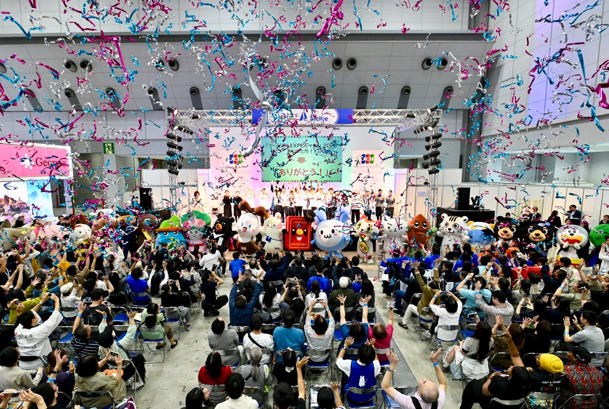 t_expo's tweet photo. 『ツーリズムEXPOジャパン2026』はグランドフィナーレを迎え、本日無事に終了いたしました❗️
会場へ足を運んでくださった皆さま、出展者・関係者の皆さま、一緒に盛り上げてくださった皆さま、本当にありがとうございました‼️🙌✨
👇（続く）
#ツーリズムEXPOジャパン https://t.co/uXj4N8UCVy