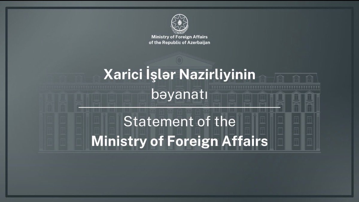 AzEmbPak's tweet photo. 27 sentyabr – Anım Gününə dair Bəyanat

⬇️⬇️⬇️

https://t.co/C5YXtTjPZV…

Statement on 27 September - Remembrance Day

⬇️⬇️⬇️

https://t.co/8KorCgaQeL… https://t.co/Iar7QLhnee