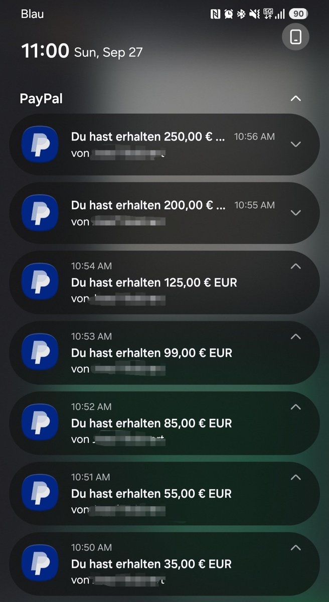 GerMuscleBoss2's tweet photo. Usual cashhhh morning. 🤑🤑🤑
Send until you get blocked from Paypal. 😂😂😂 https://t.co/cmIzj6Rvik