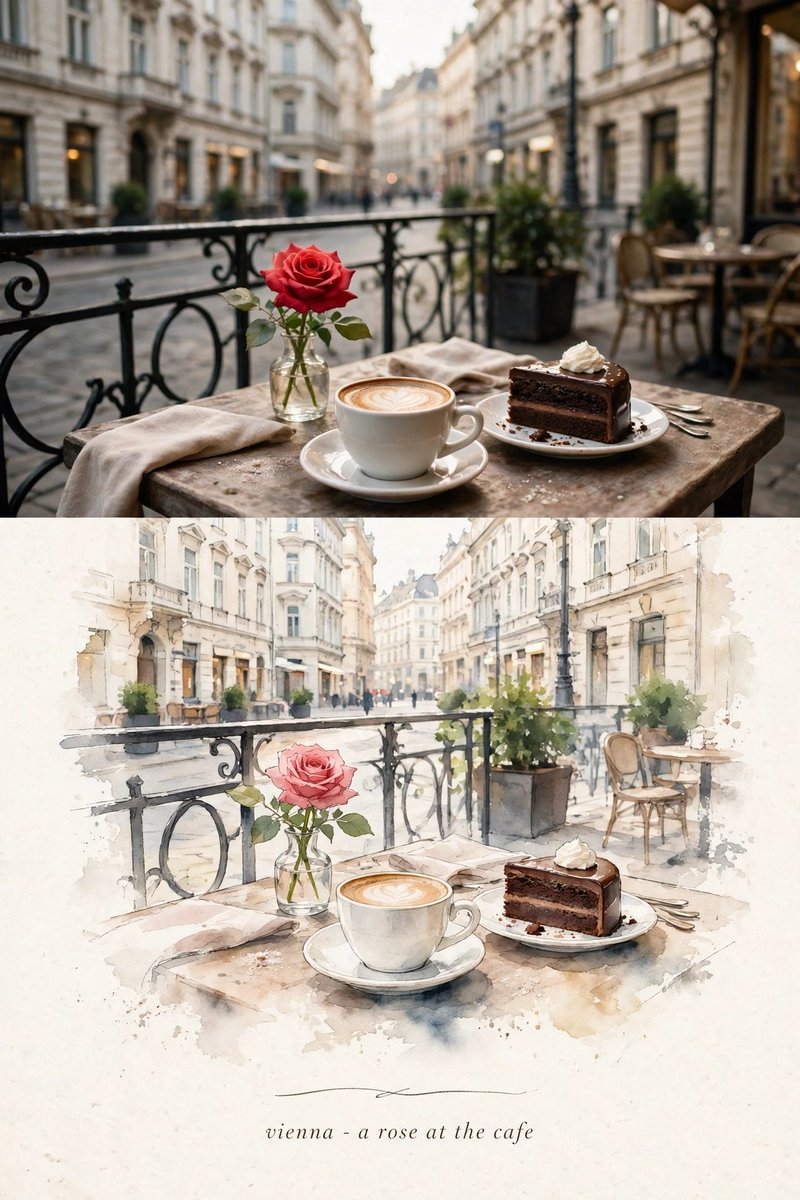 Three Cafe Editorial Posters