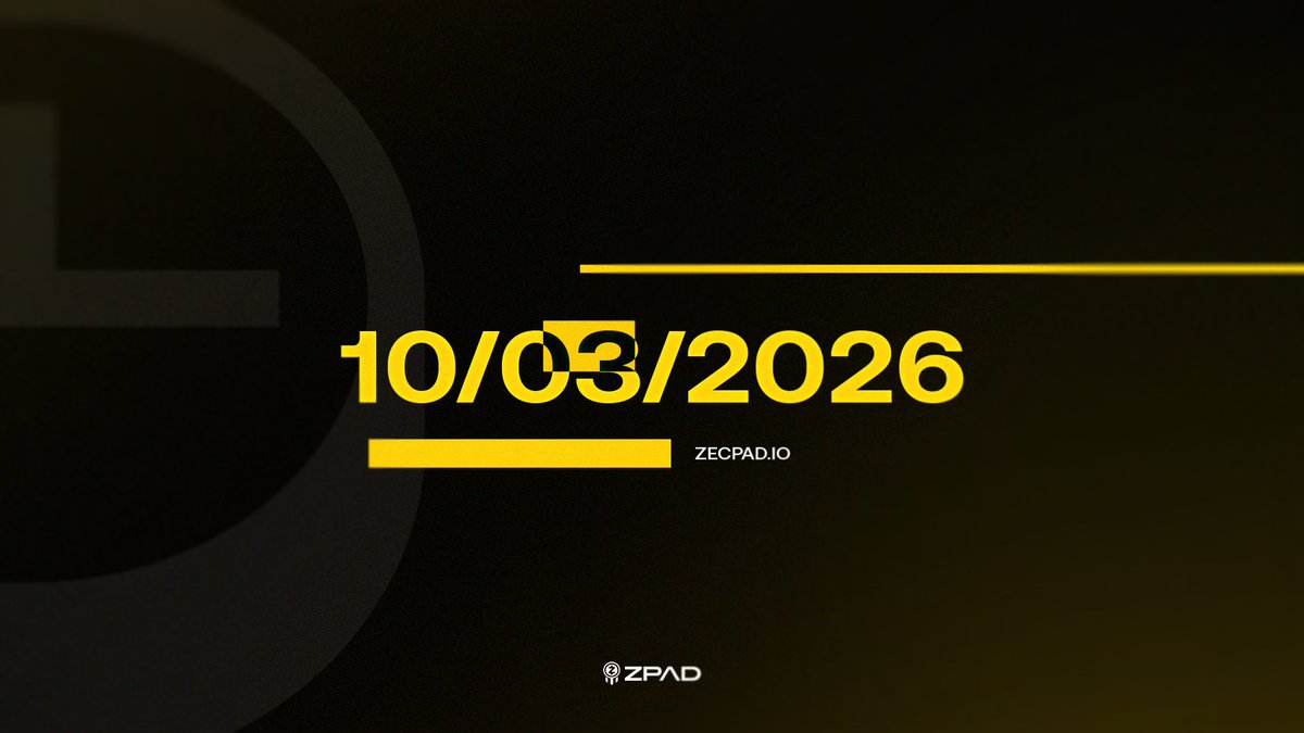 zpadio's tweet photo. 10/03/2026

Zcash. https://t.co/KNQy1jrfuC