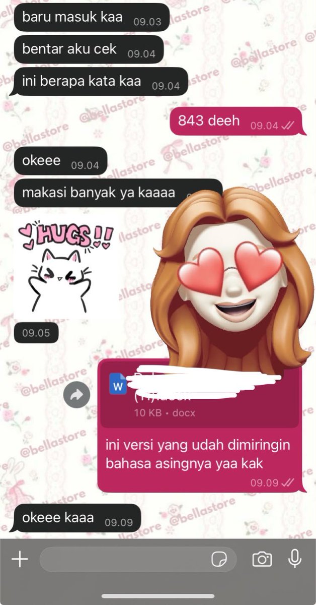 crimtsy's tweet photo. bella open joki tugas in rush bub 🐈 makalah, essay, artikel, jurnal, skripsi 1–5, PPT, CV ATS, parafrase AI, Turnitin, laporan, studi kasus, jawab soal &amp; formatting. fee nego, free revisi yaaw 🥞🍰

☎️ order via: https://t.co/YlKibADraU

#zonauang https://t.co/tYO7sZOAYo