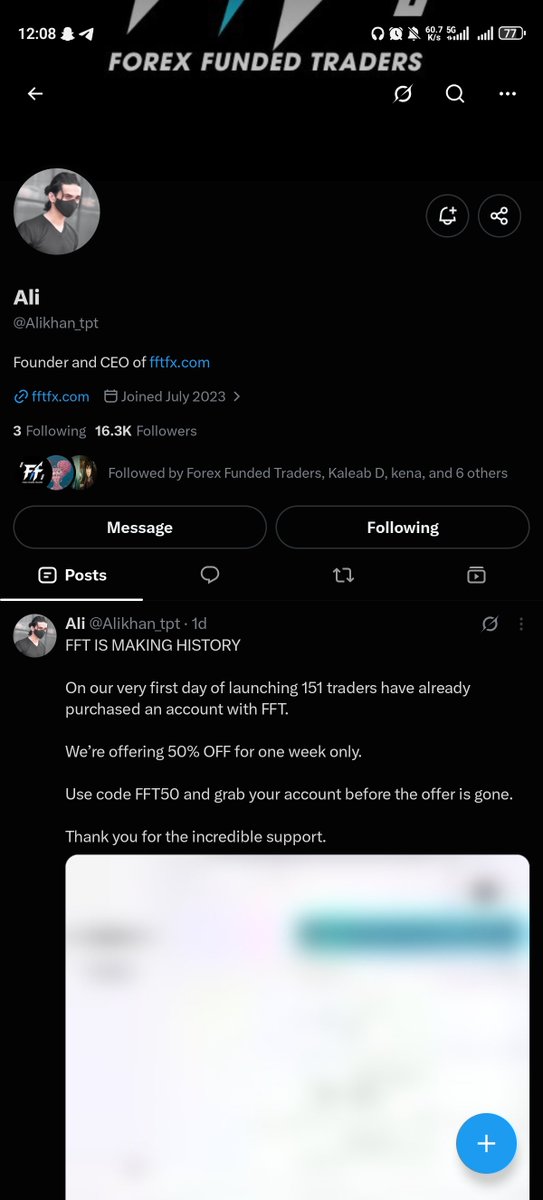 officialn9or's tweet photo. @forexfundedfft @Alikhan_tpt Done https://t.co/fmDRzKi527
