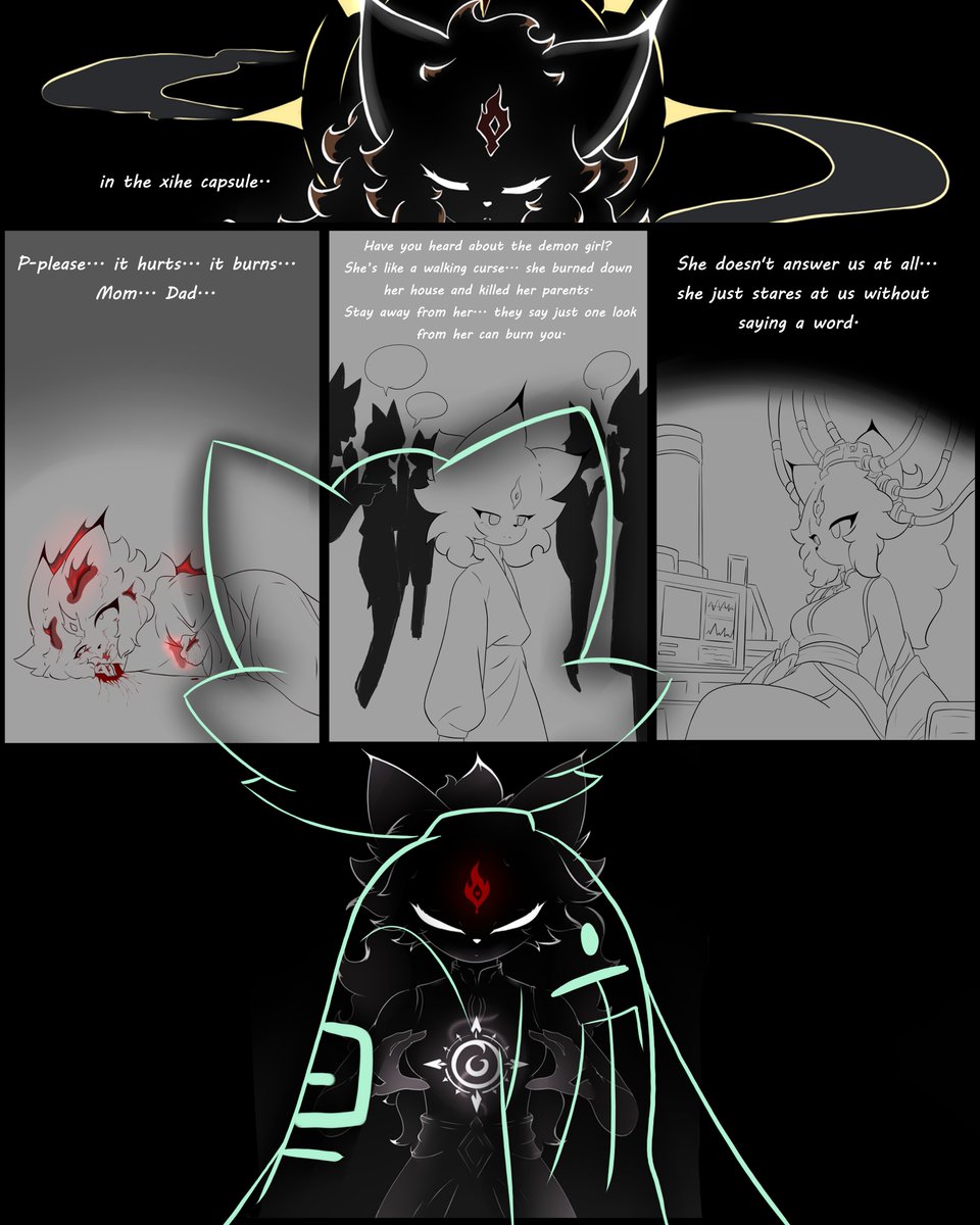 Twinklepawart's tweet photo. The Tenth Flower (ninth page)    

#NineSols #NineSolsFanart #IndieGameArt #RedCandleGames #oc #YiNineSols #NineSolsYi #Yi #Fanart #DigitalArt #Illustration #2DArt #ConceptArt #九日 https://t.co/IH8fdK20Y3