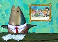 915bbok's tweet photo. felix’s favorite spongebob character is the news talking fish. very important information https://t.co/3TSh1a1BTT