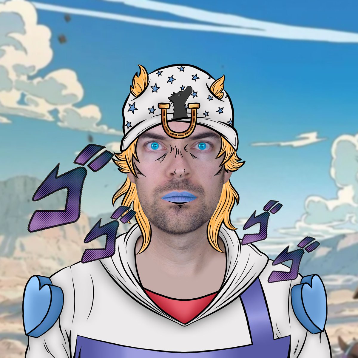 gayboyhalo's tweet photo. @jacksfilms JOJO FRIDAYS ARE BACK BABEEEYYYY

i present jackjack's bizarre adventure: steel ball run

#SpookMeUp https://t.co/jFDYIxOSDJ