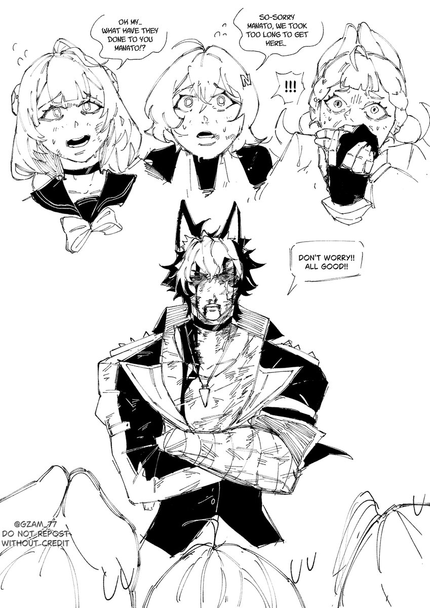 Gzam_77's tweet photo. Just finished ZZZ Season 2 chapter 2
why the hell Manato keep on aura farming https://t.co/MHiTYqDA3Q