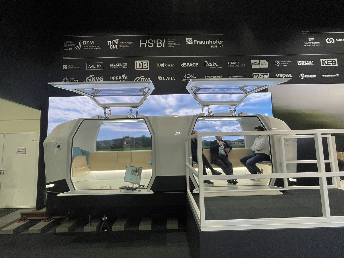 alexhornbyrail's tweet photo. Views from #InnoTrans: one of the world’s largest exhibitions of rail innovation and a huge opportunity to learn about all the exciting developments in transport across the globe. Advanced metros, automation, hyperloops, bi-directional trains on a single track… it’s all here! https://t.co/poJaJl7rrI
