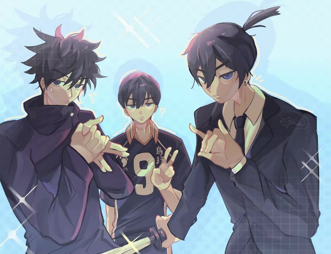 astra_starrr246's tweet photo. My fave genre 
1st/7
#megumifushiguro #akihayakawa #tobiokageyama https://t.co/i4b0ZlNEqK