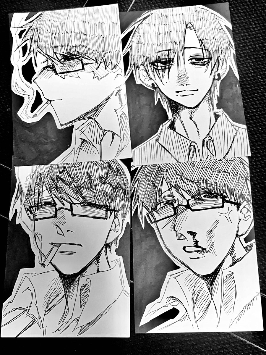 raaluu01's tweet photo. 今日の収穫。ボールペンしか無かったから一発描き、、、泣
誰かｵﾚを見つけて https://t.co/TEjSOfNPBg