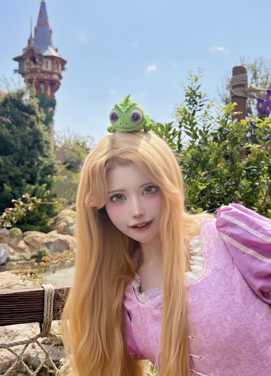 xxxUxx_OxxO's tweet photo. 信じられない！ 
とうとう外に出たのよ！🍳☀️🦎

#Dハロ仮装 #Dハロ仮装2026 https://t.co/WqG1JiuW62