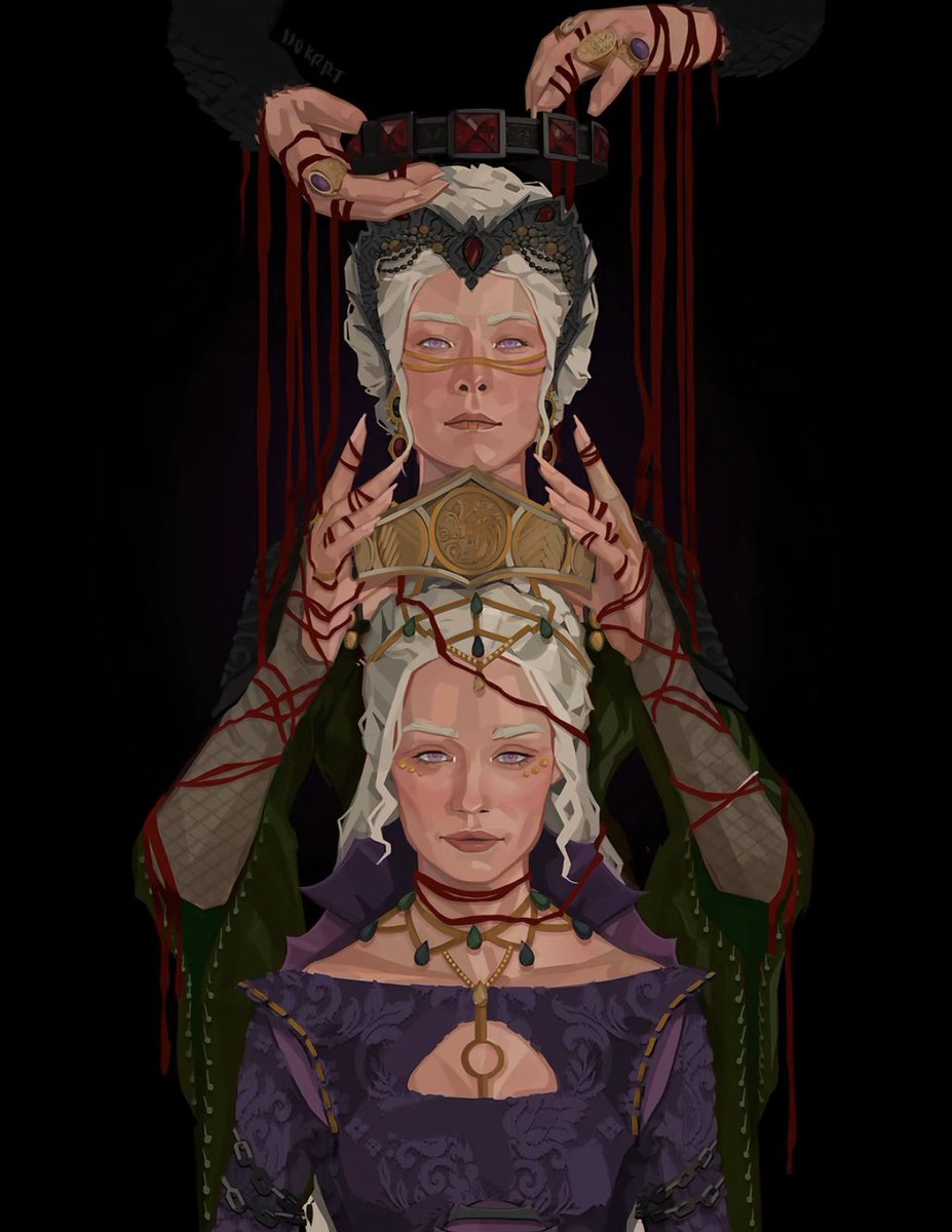 targaerysm's tweet photo. Rhaenyra &amp; Daenerys by jjok_rrt on tiktok https://t.co/3NE6pYNdbM