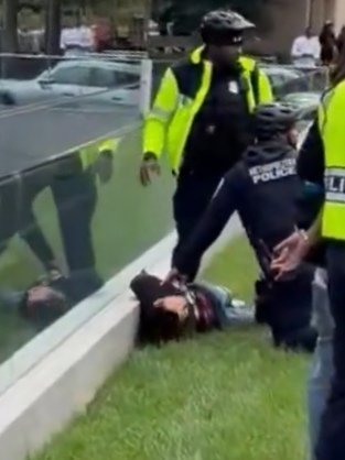 Cyno1314's tweet photo. @torontobigface 这次最大的亮点是各路反贼和润人被美国警察揍的满地打滚，这就足够了。 https://t.co/4BX8Mu0dzl