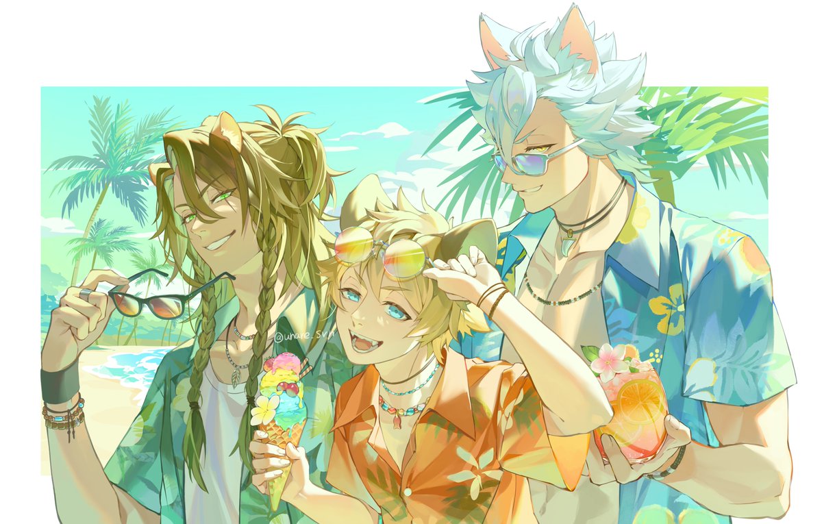 unare_svn's tweet photo. サバナの夏だ🌴
#ツイステファンアート https://t.co/qYtExltKJ6