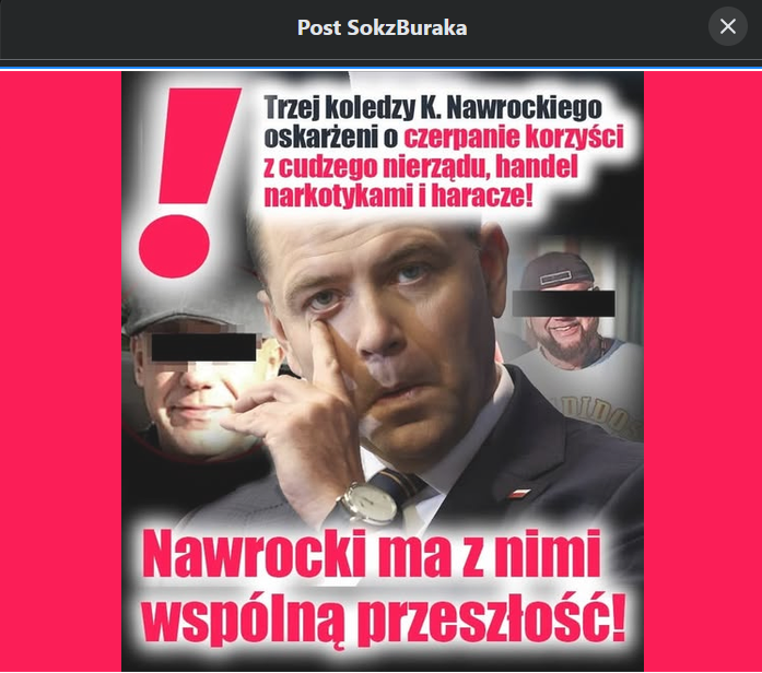 Bob57PL's tweet photo. 📛Ale żeby Karol Nawrocki uczestniczył w imprezach finansowanych przez Olgierda L. (ksywa 'Olo') kreując kult "żołnierzy wyklętych" finansowany przez ludzi zajmujących się brutalnym handlem KOBIETAMI ⁉️ Ożeż ty, Karol ‼️🥵🥵
O tym co zeznają świadkowie na procesie ciąg dalszy... https://t.co/QU2WlfRERn