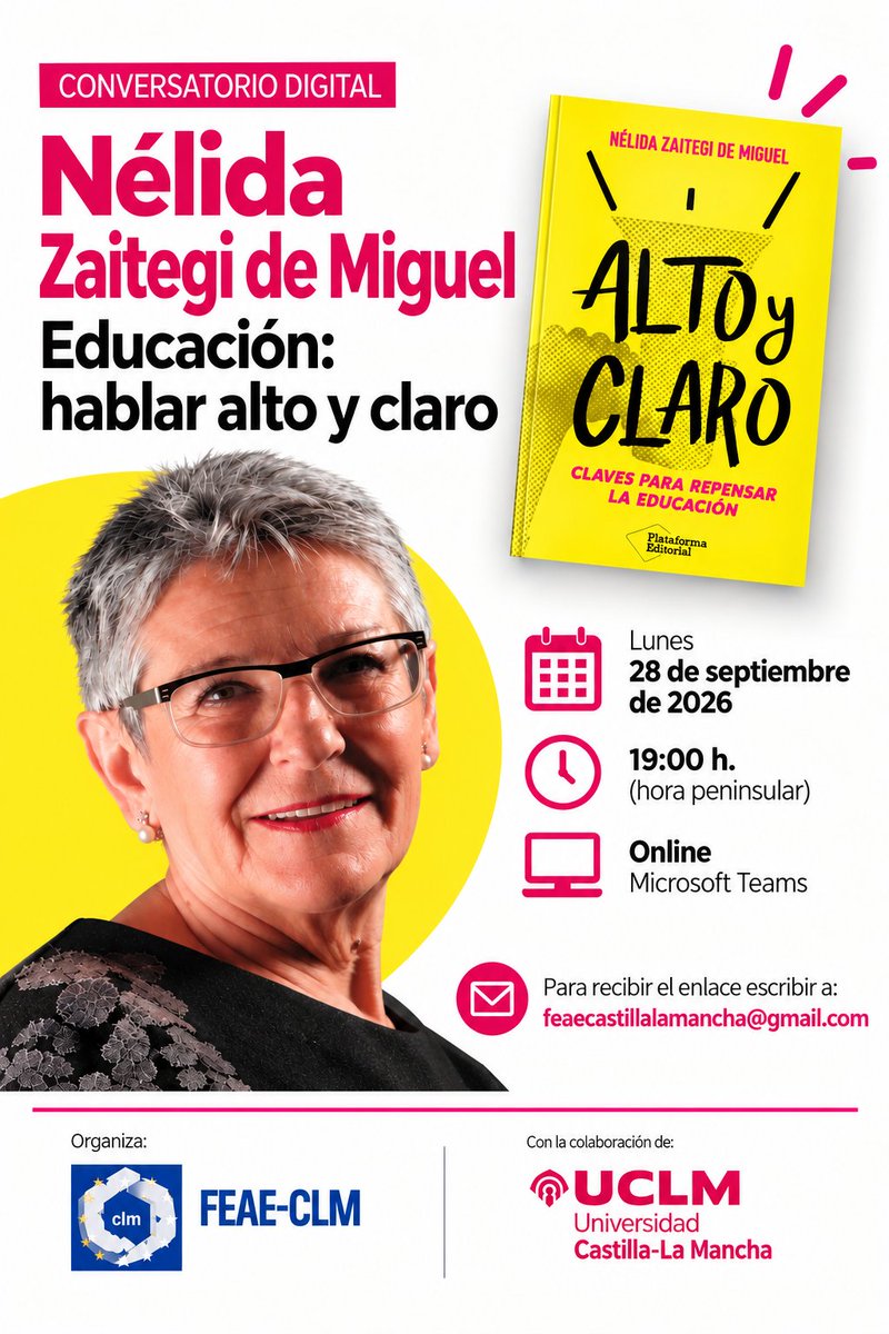 pepsantamara's tweet photo. 📢 Educación: hablar alto y claro
Conversamos con @NZAITEGI sobre qué significa hoy ser docente y hacer comunidad: cuidar, incluir, convivir y avanzar hacia una educación más equitativa
#Educación #EquidadEducativa #FEAECLM https://t.co/TbYCNVtoDl
