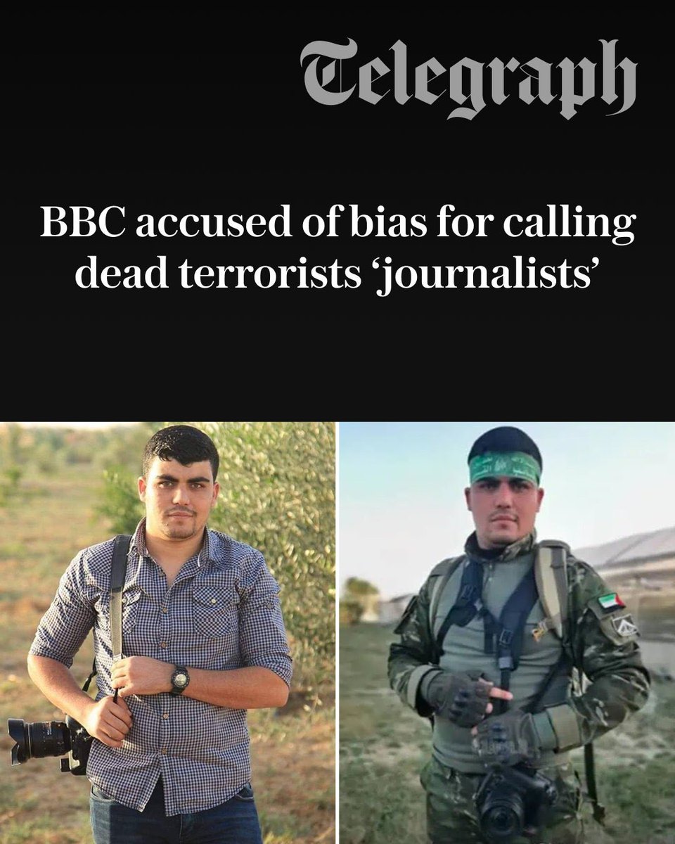 Le Telegraph rapporte que la BBC a présenté la mort de 53 personnes à Gaza comme celle de « journalistes » malgré des accusations les liant au Hamas et à d'autres groupes terroristes.