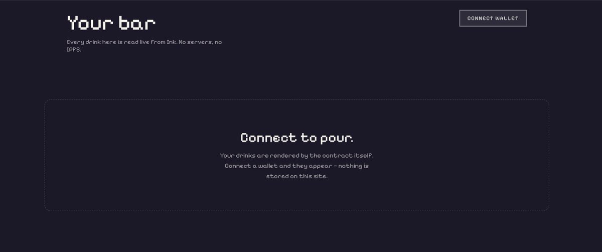 onchaindrinks's tweet photo. Website is updated.

you can now check your bar!

🍸 https://t.co/Ydhjl1awRS