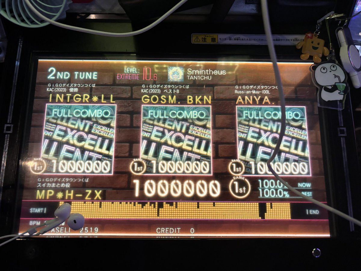 hagi606's tweet photo. Smintheus
メゾン・ド・エクセレント‼️‼️‼️

@condor_jubeat 
@gosm_bkn 
@Heidelbelg71 

最初から最後まで難所ばかりでしんどかったけどなんとか噛み合った👊👊👊

みんなありがとう🙋‍♂️🙋‍♂️🙋‍♂️ https://t.co/SaFylQuuyH