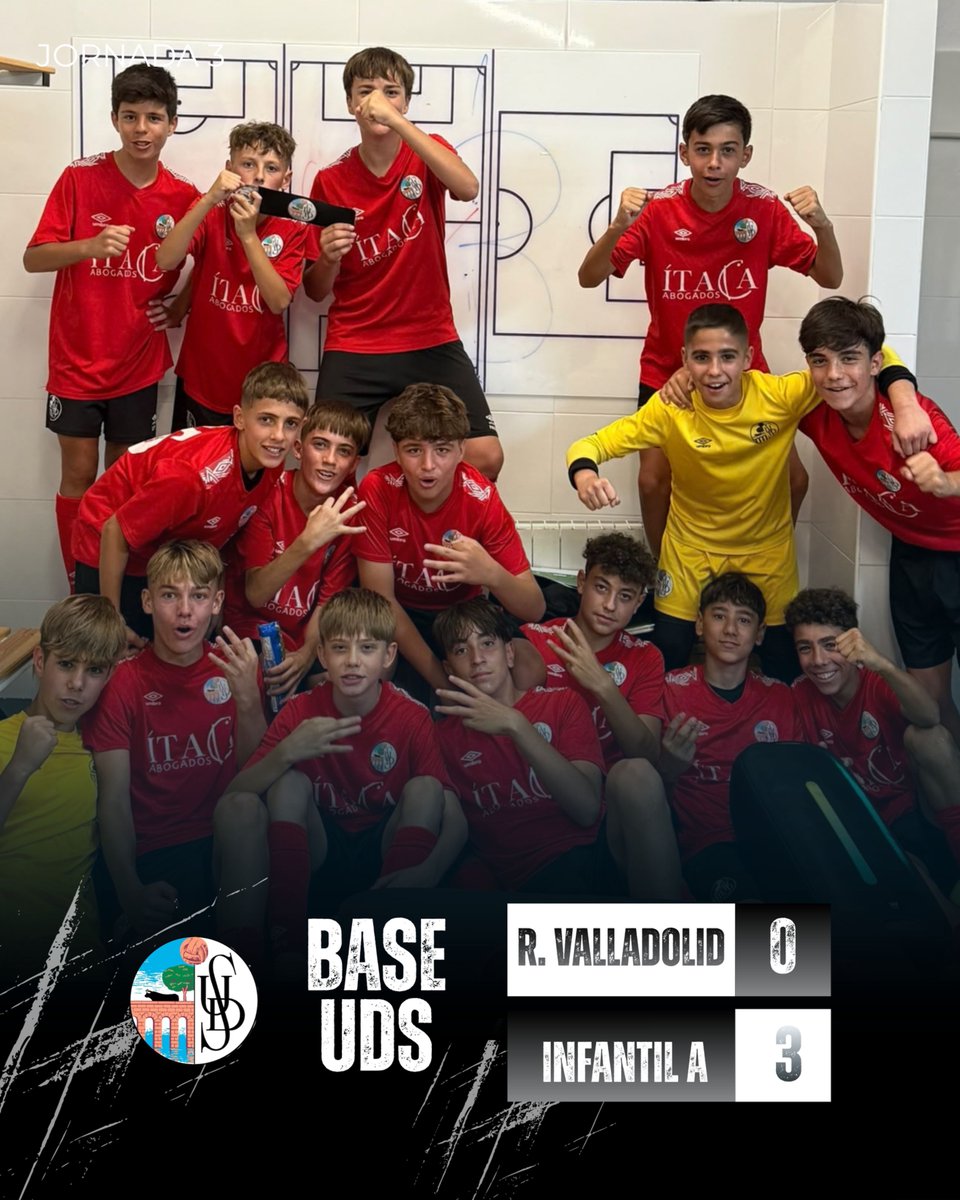 BaseUDS's tweet photo. Jornada 3 -
@RVcantera 0-3 Infantil A
⚽️ Samu
⚽️ Izan
⚽️ Rubi
#BaseUDS https://t.co/KRWgvEV2vq