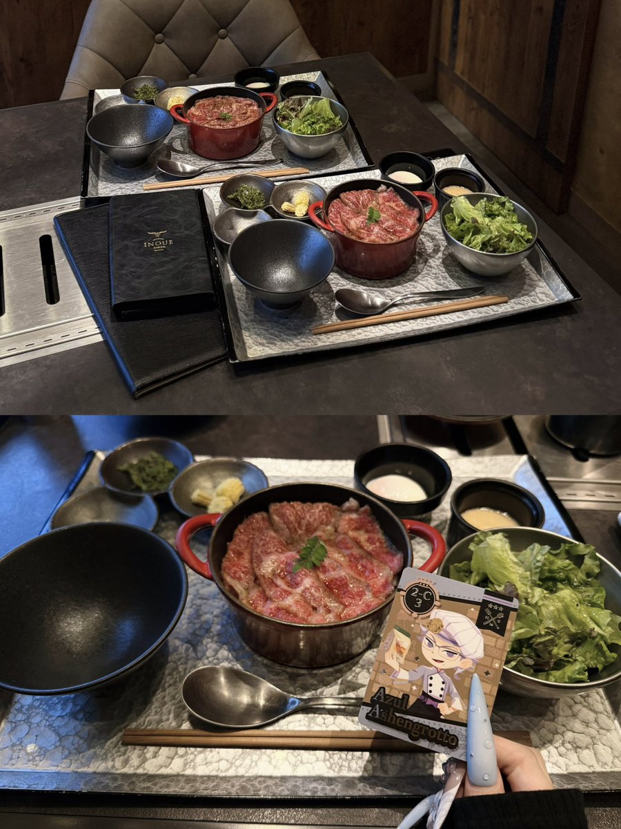 onnmnnm's tweet photo. マスシェフ肉と米だから肉まぶしにぴったりな2人😻💋 https://t.co/Y1ucaUbg4D