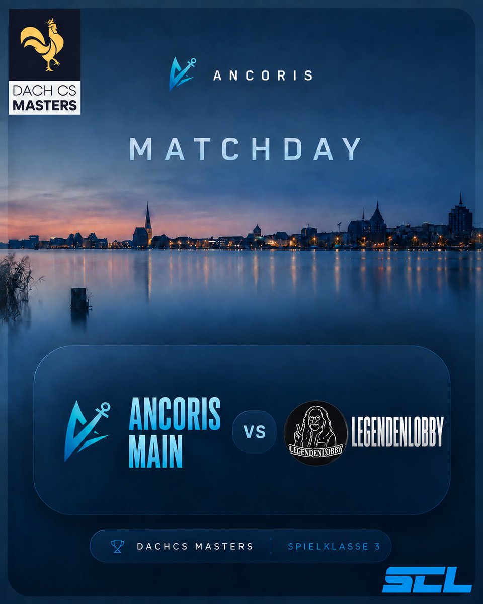 AncorisEsports's tweet photo. ⚓️Matchday⚓️
Long time no see. Mit @legendenlobby haben wir noch eine Rechnung offen und heute werden wir nicht von den Rollatoren überfahren.
📅27.09.
⏰19:00 Uhr
📺https://t.co/rNA8cDQlr9
#ANC #AHU #Rentner #werden #heute #geschubst #SCL #ancoris25 #dachcs #masters #spk3 https://t.co/VHtBE87MYT