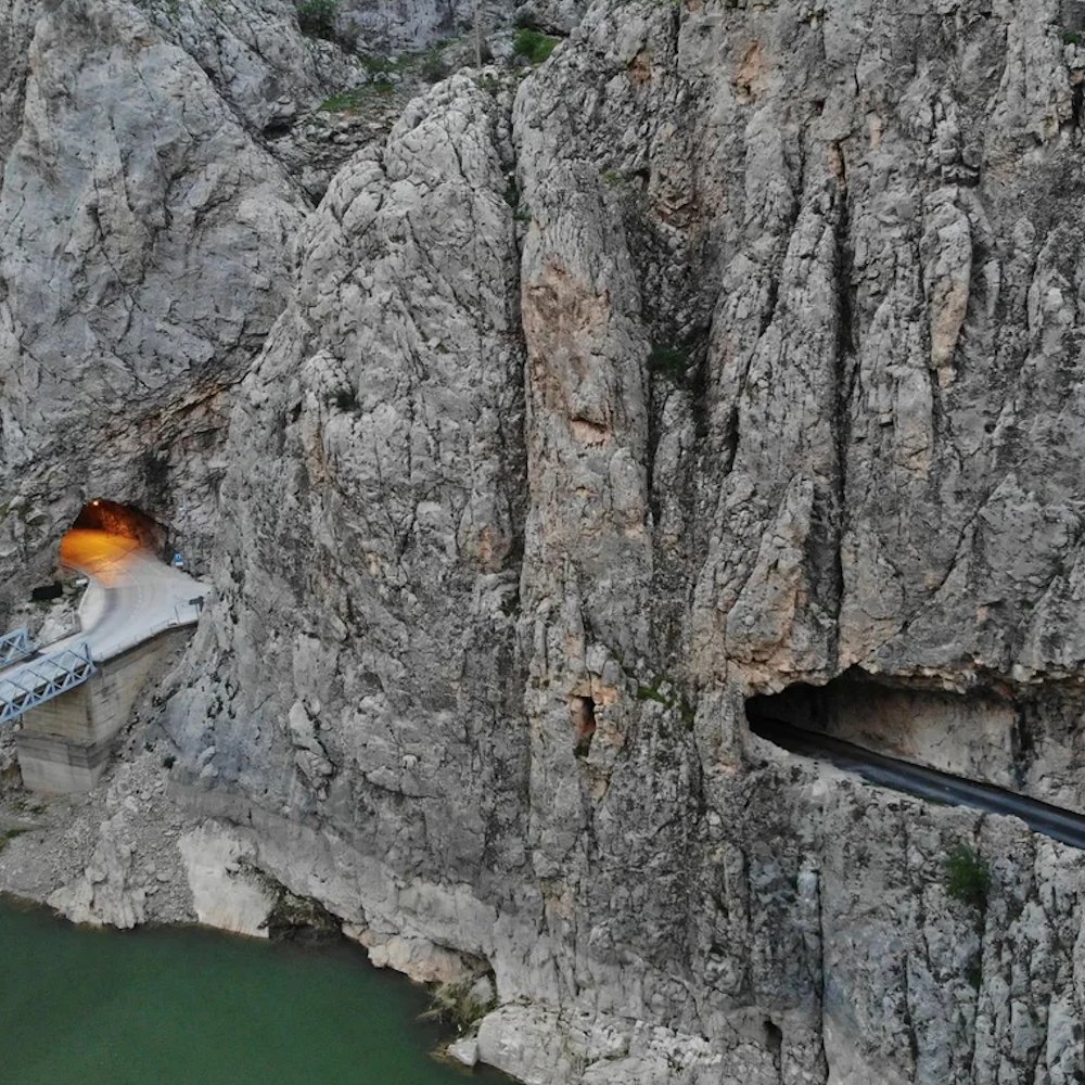 It took 132 years to carve this road through a Turkish canyon

Construction began in 1870, with local residents using primitive tools to cut through the rock ov