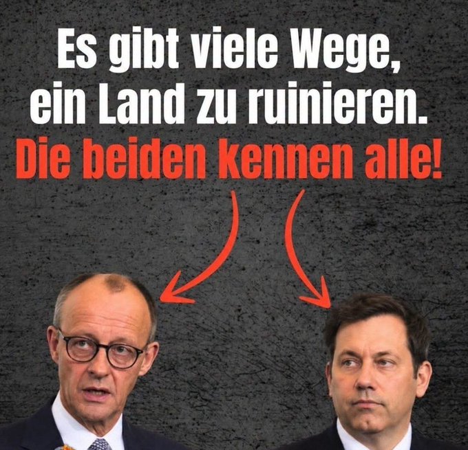 ralf_rat's tweet photo. WELT-Leser heute:
🎯 "Die Regierung, kommt mit  1  BILLION
Einnahmen  +  1  BILLION  Schulden nicht aus. Zugleich
VERARMEN
eigene Bürger, Diese Reg. hat im Land nichts verloren. Weg mit
Klimawahn, Versorgung von Ausländern wohin
man auch blickt.  Regierung weg."
💙 CDU:  bei 19 % https://t.co/EuufdToSqt