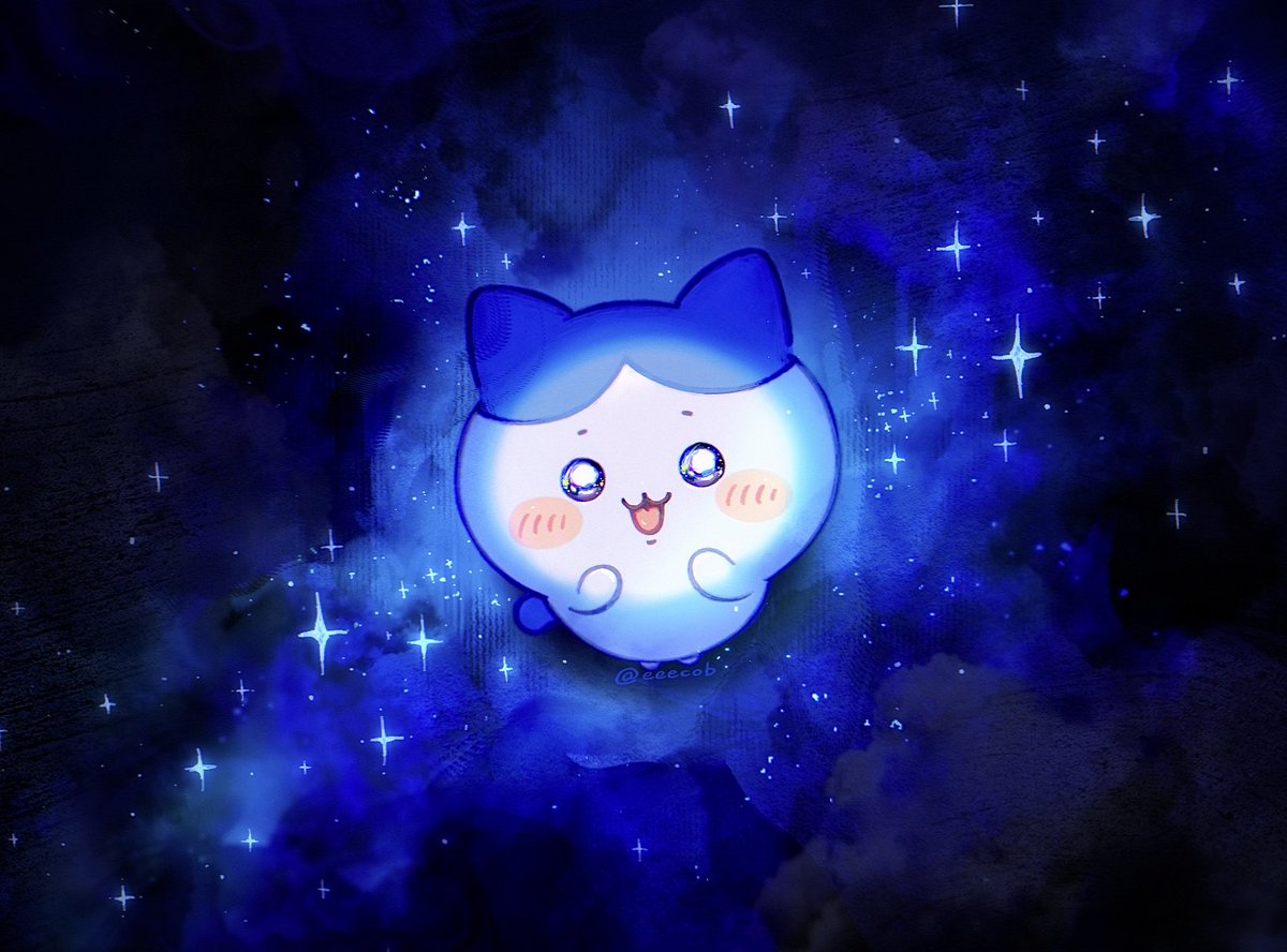 eeecob's tweet photo. #ちいかわファンアート 🌠🩵 https://t.co/Hud6Uwoflr