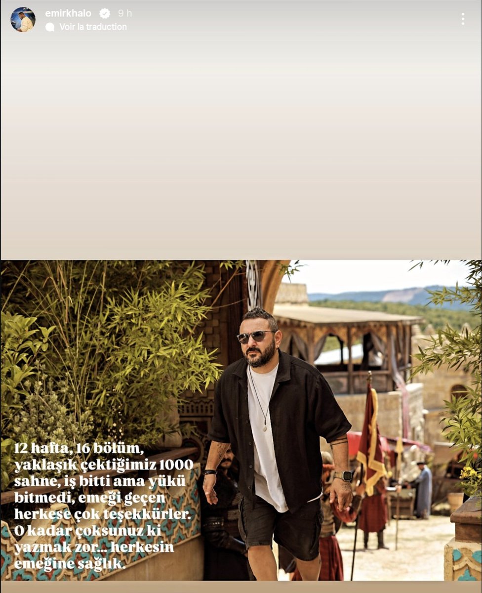 MaryliseLeym's tweet photo. Emir Khalo, Ig paylaşımı " EMİR KHALİLZADEH bir instagram hikayesi 
12 hafta, 16 bölüm, yaklaşık çektiğimiz 1000 sahne, iş bitti ama yükü bitmedi, emeği geçen herkese çok teşekkürler. O kadar çoksunuz ki yazmak zor... herkesin emeğine sağlık. notuyla paylaştı" 🎬✨️
#AlpNavruz https://t.co/d158AkNdG1