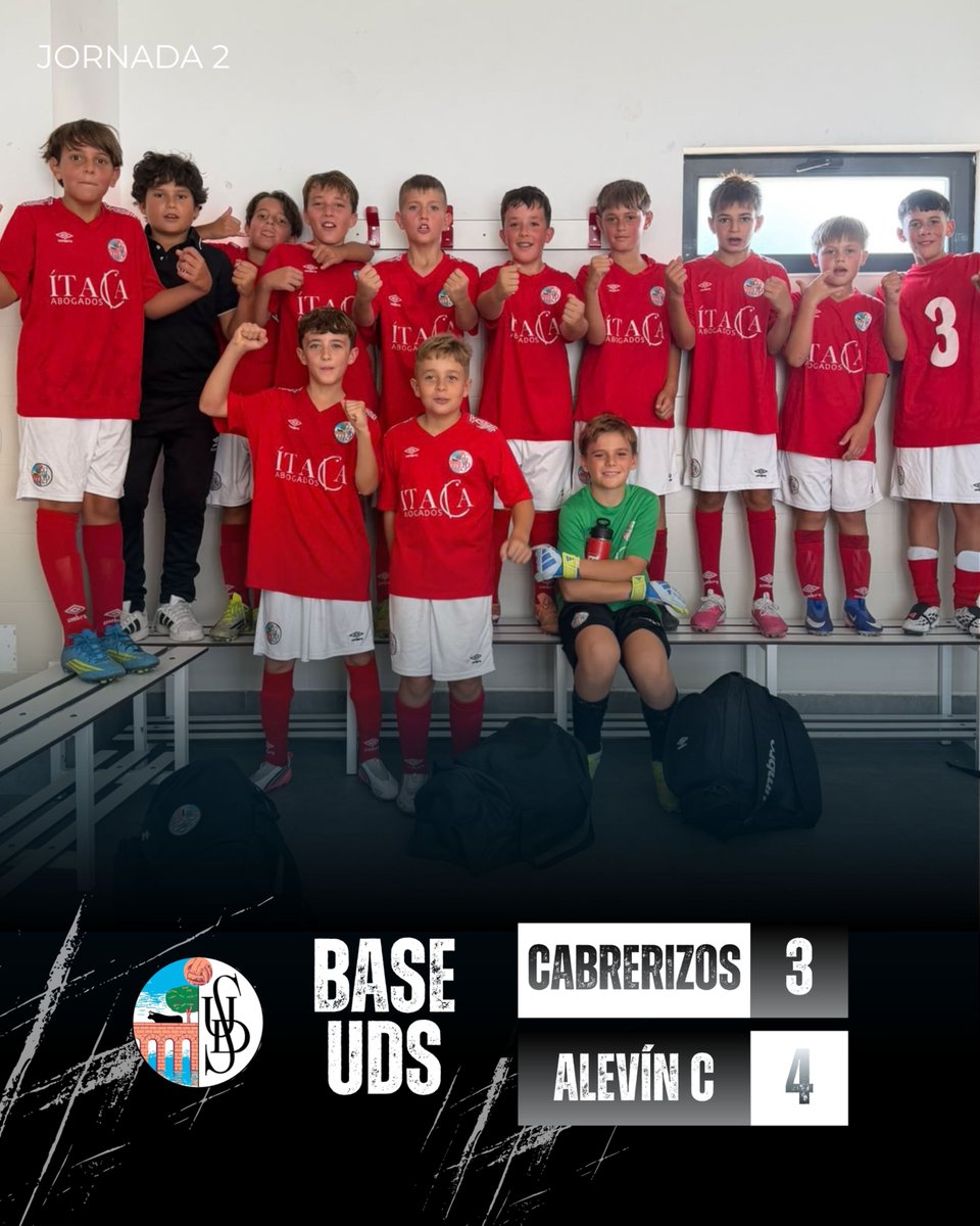 BaseUDS's tweet photo. Jornada 2 -
@CabrerizosCF 3-4 Alevín C
⚽️⚽️ Manuel
⚽️ Joel
⚽️ Álex
#BaseUDS https://t.co/qhkAcNtkEB
