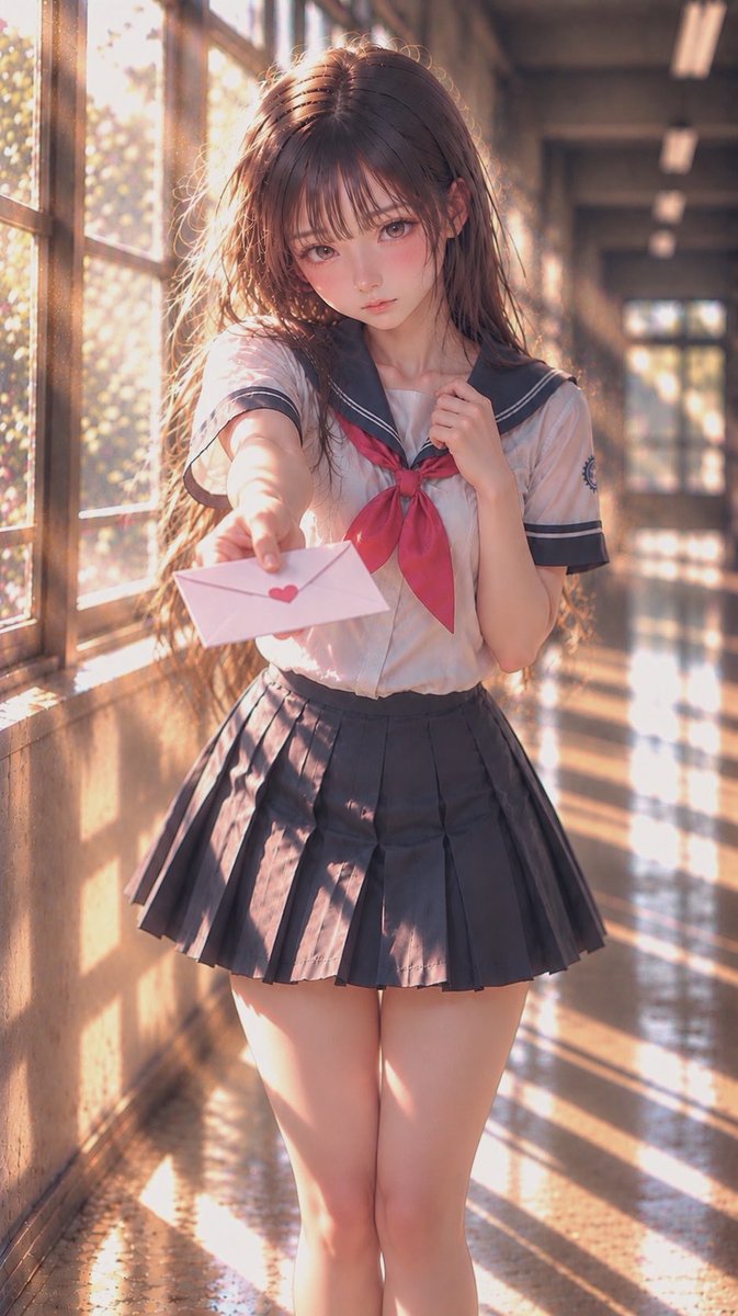Riri000567's tweet photo. #AIart #AnimeArt #AnimeGirl #SchoolUniform #CinematicArt #GoldenHour #Sunlight #DigitalArtㅤ https://t.co/RzyEn4IEES