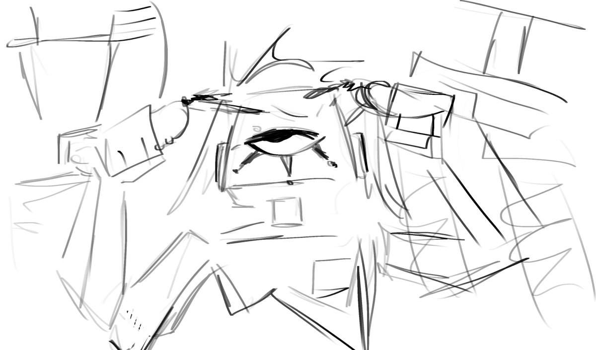 saddivide's tweet photo. I drew this as a joke in 2 minutes lowkenuinely WHO WANNA GET JORKED BY THR CONSTRUCT https://t.co/pJy8sHyPyi