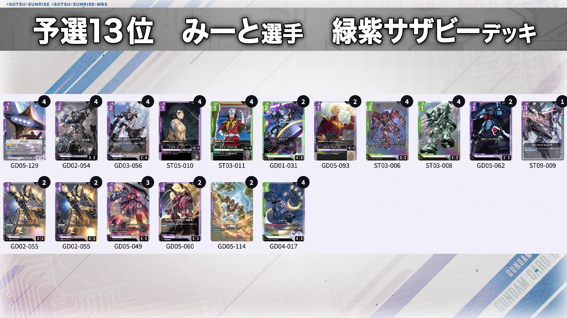 公式】ガンダムカードゲーム en X: 