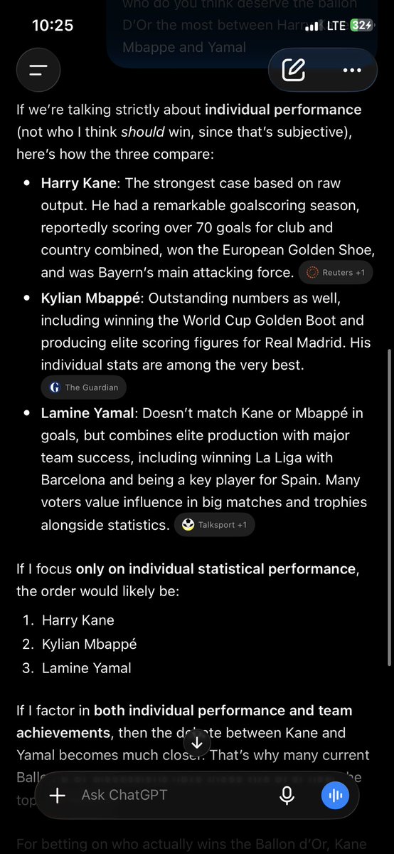 Olami030's tweet photo. @Future_is_Here1 @omar_lyrical @FabrizioRomano I hope you can get the explanation clear now …this award is player individual performance not team performance or achievements https://t.co/pj259kScXn