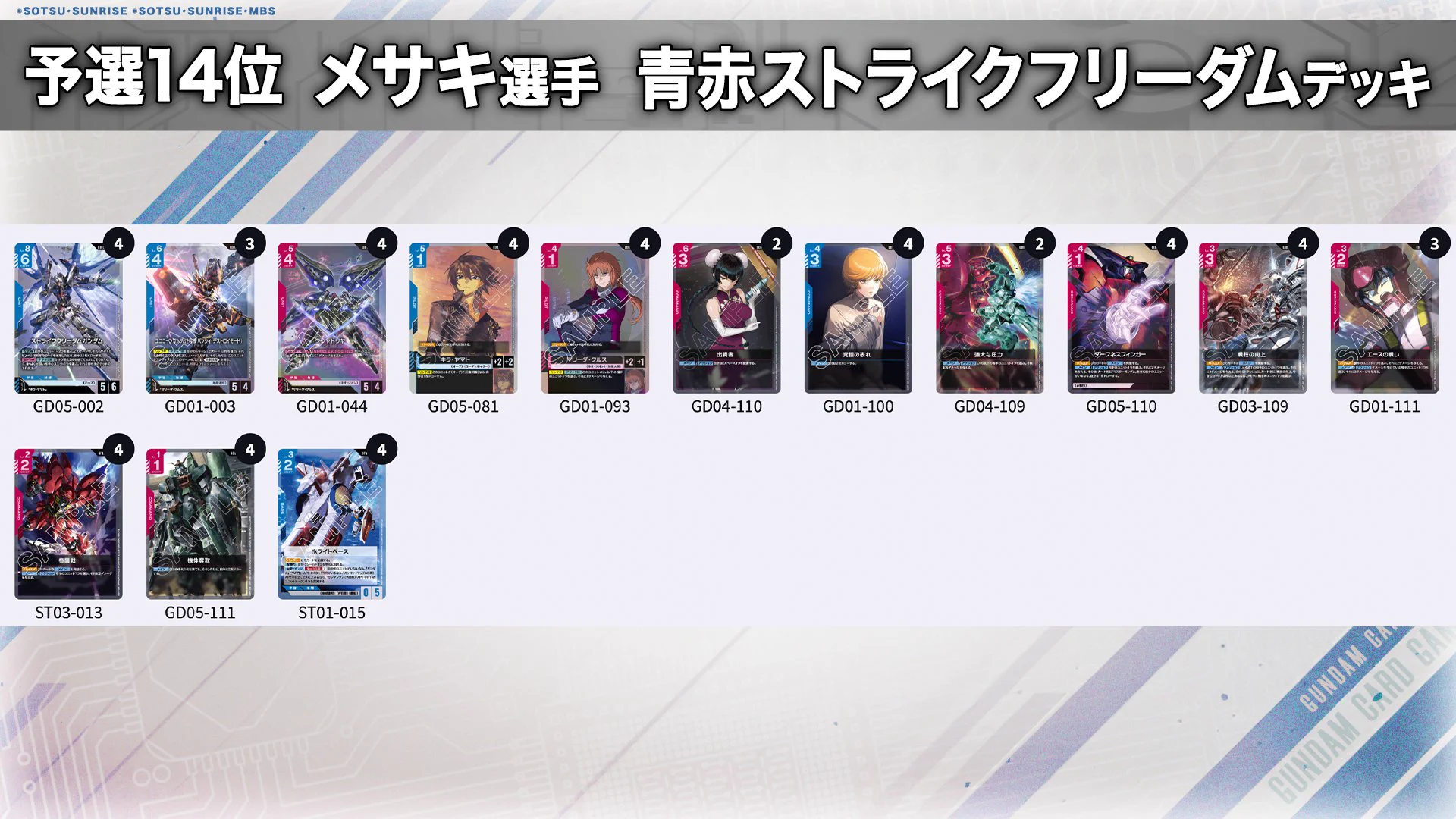 公式】ガンダムカードゲーム on X: 