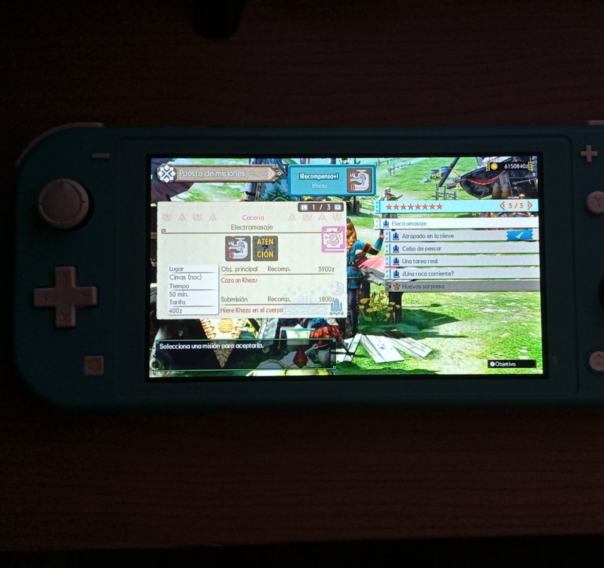 DemonykGamer81's tweet photo. A seguir completando misiones y cazando wyverns. Anoche acabé con las misiones de 7✴️ disponibles. A por las de 8✴️ que me quedan. 🎮🦖 ⚔️#MonsterHunter #MonsterHunterGenerationsUltimate #Capcom #Nintendo #NintendoSwitchLite https://t.co/XFmlSZ1fBt