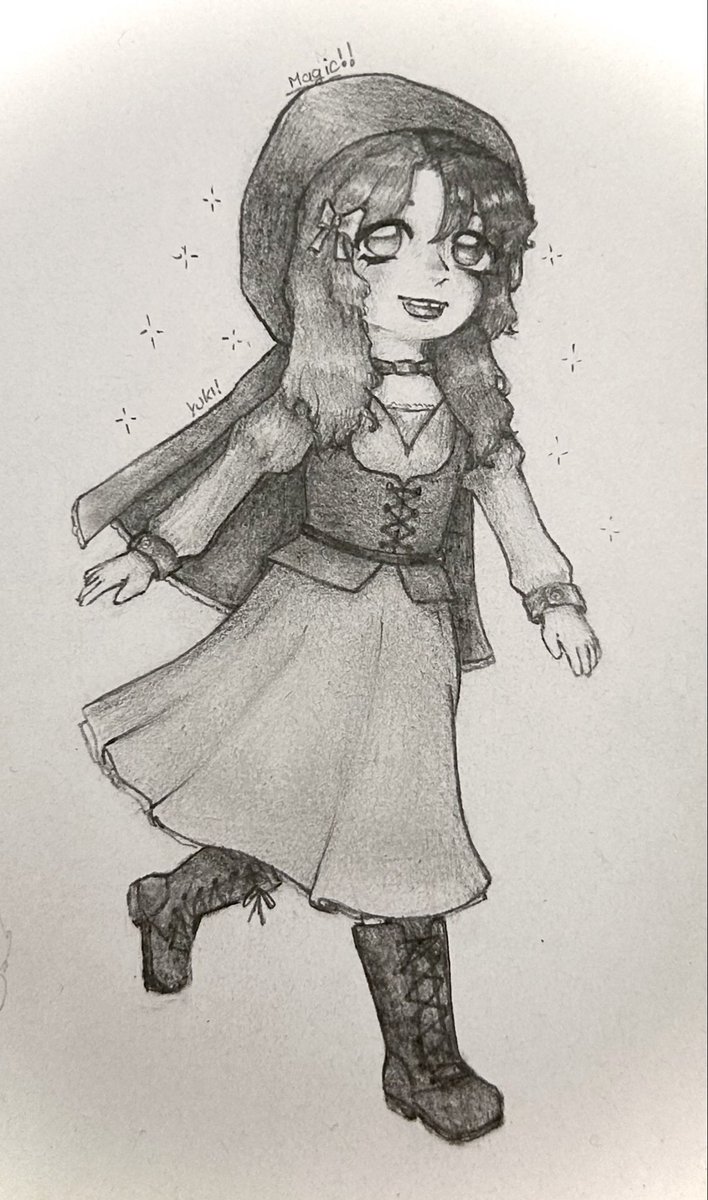 yuki_can_draw's tweet photo. MAGIC ADDED TO CHIBINATION!
She does tick me off A LITTLE with how derpy she is at times but she’s just so cute and adorable, plus her design was one of the most fun ones to draw as well!! 
So cutie patootie, definitely only whimsy in her life ahead
#nqh #magicsings #nqhtwt https://t.co/BupXFDNmqQ