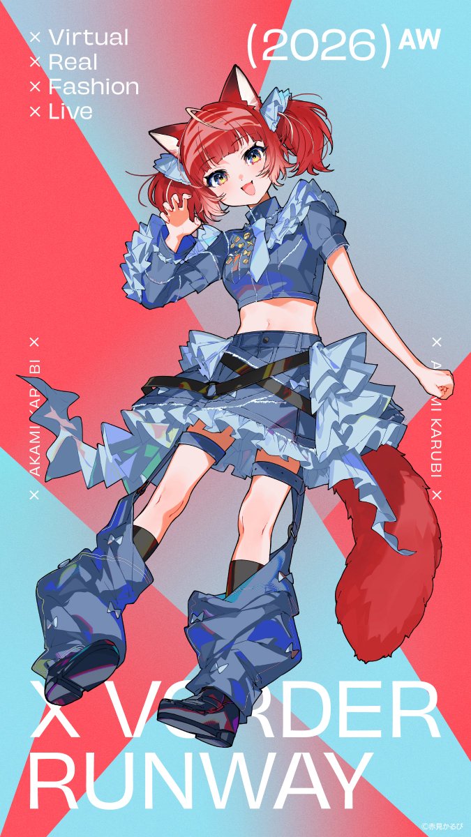 MikaPikaZo's tweet photo. /星川サラ
/橘ひなの
/赤見かるび
#X_VORDER_RUNWAY https://t.co/qtQDwwJ0T0