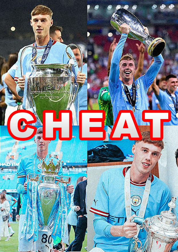 fatratafc's tweet photo. Cole Palmer, Chelsea legend and Premier League poster boy is a proven CHEAT.

Am I doing this right? https://t.co/LvmrVpyBqJ