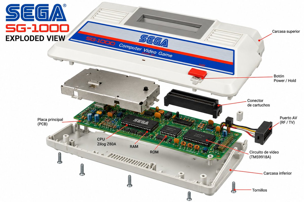 VisualMemory98's tweet photo. La primera consola de Sega. Nuestra querida #SegaSG1000 #Sega #Retrogame https://t.co/io2jiPo8Zo