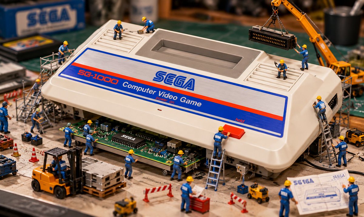 VisualMemory98's tweet photo. La primera consola de Sega. Nuestra querida #SegaSG1000 #Sega #Retrogame https://t.co/io2jiPo8Zo