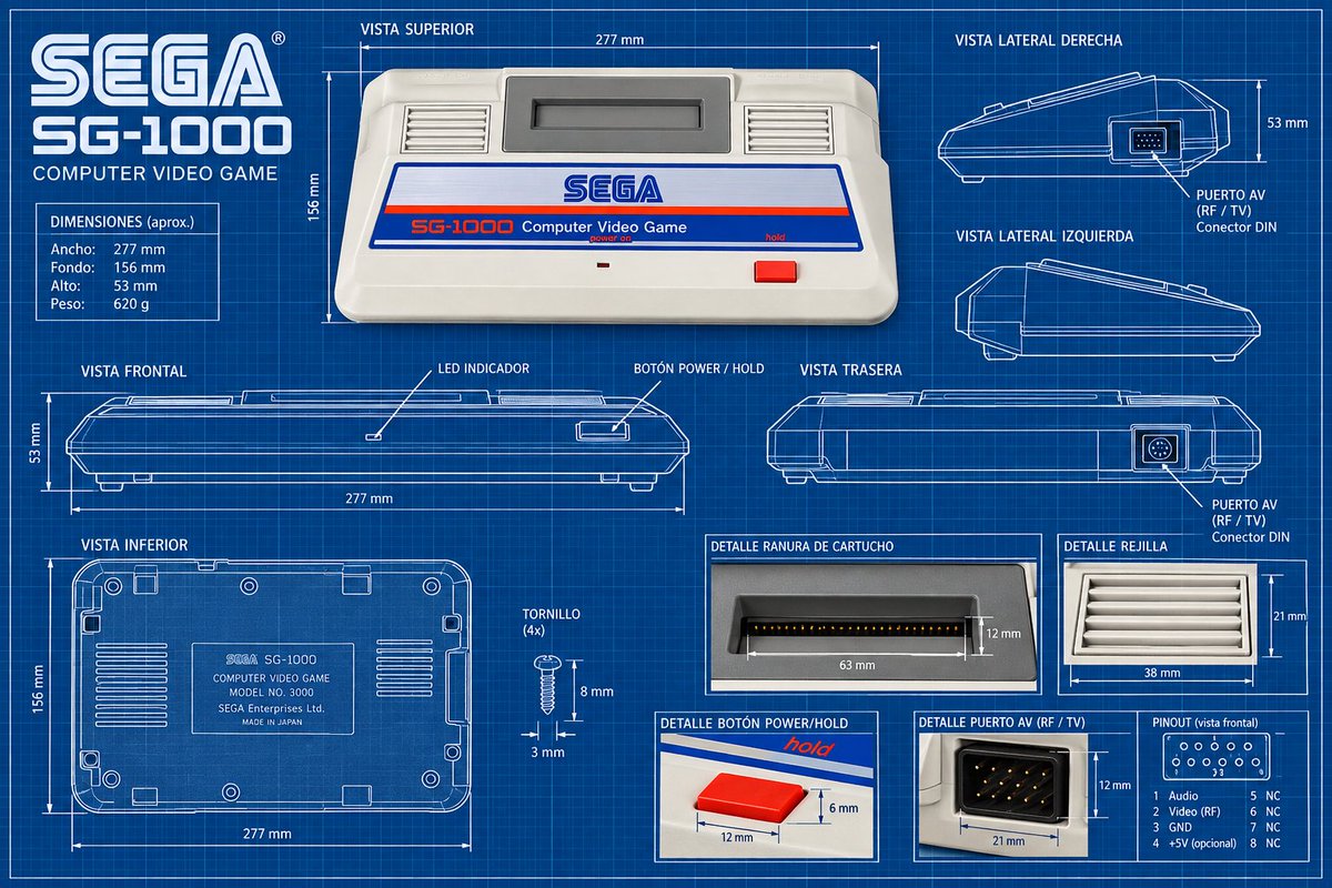 VisualMemory98's tweet photo. La primera consola de Sega. Nuestra querida #SegaSG1000 #Sega #Retrogame https://t.co/io2jiPo8Zo