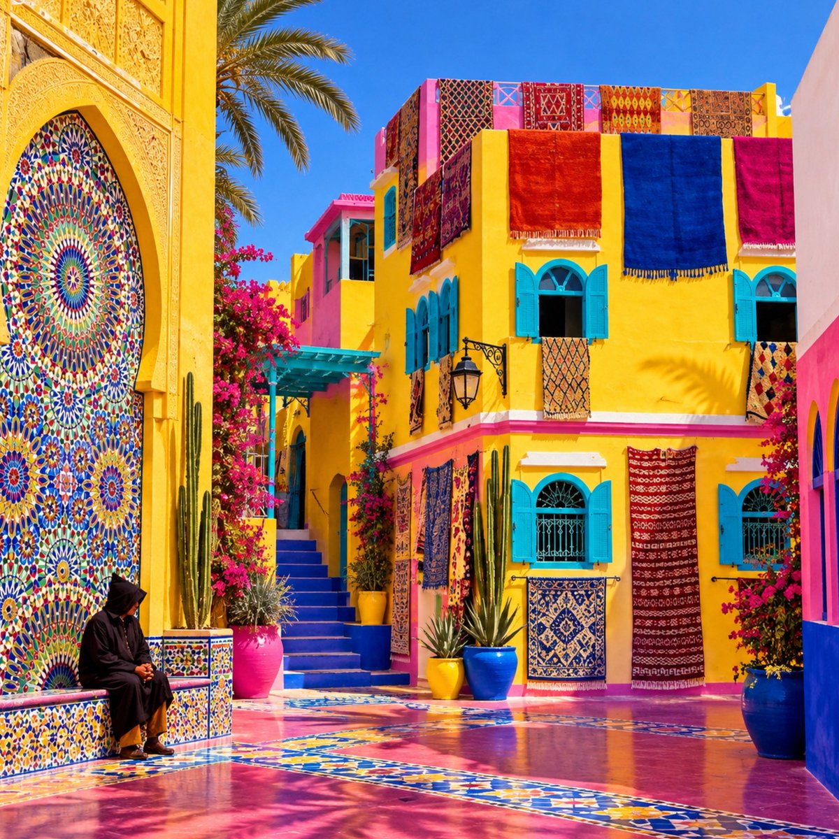 aseelswaid9's tweet photo. One of my works, Moroccan architecture https://t.co/U6o4Ie2BC5