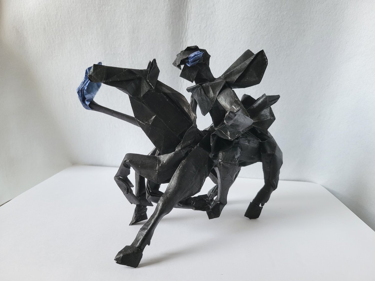 i_zappie's tweet photo. オーディン/Odin

創作･製作 自分
不切正方形1枚から
 #折り紙作品  #origami https://t.co/s5lYrv4kuG
