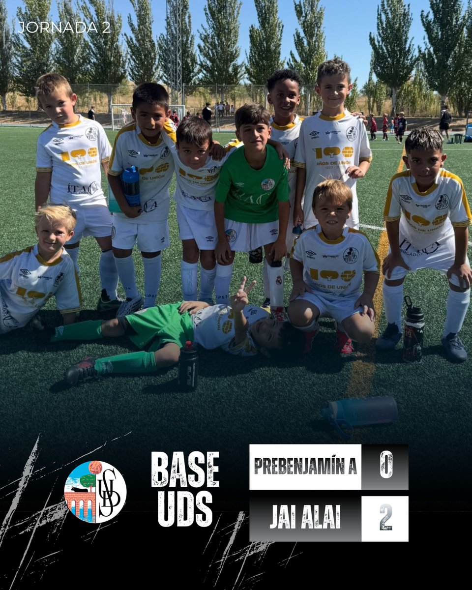 BaseUDS's tweet photo. Jornada 2 -
Prebenjamín A 0-2 @C_D_JAIALAI
#BaseUDS https://t.co/NOLD7DqSY7
