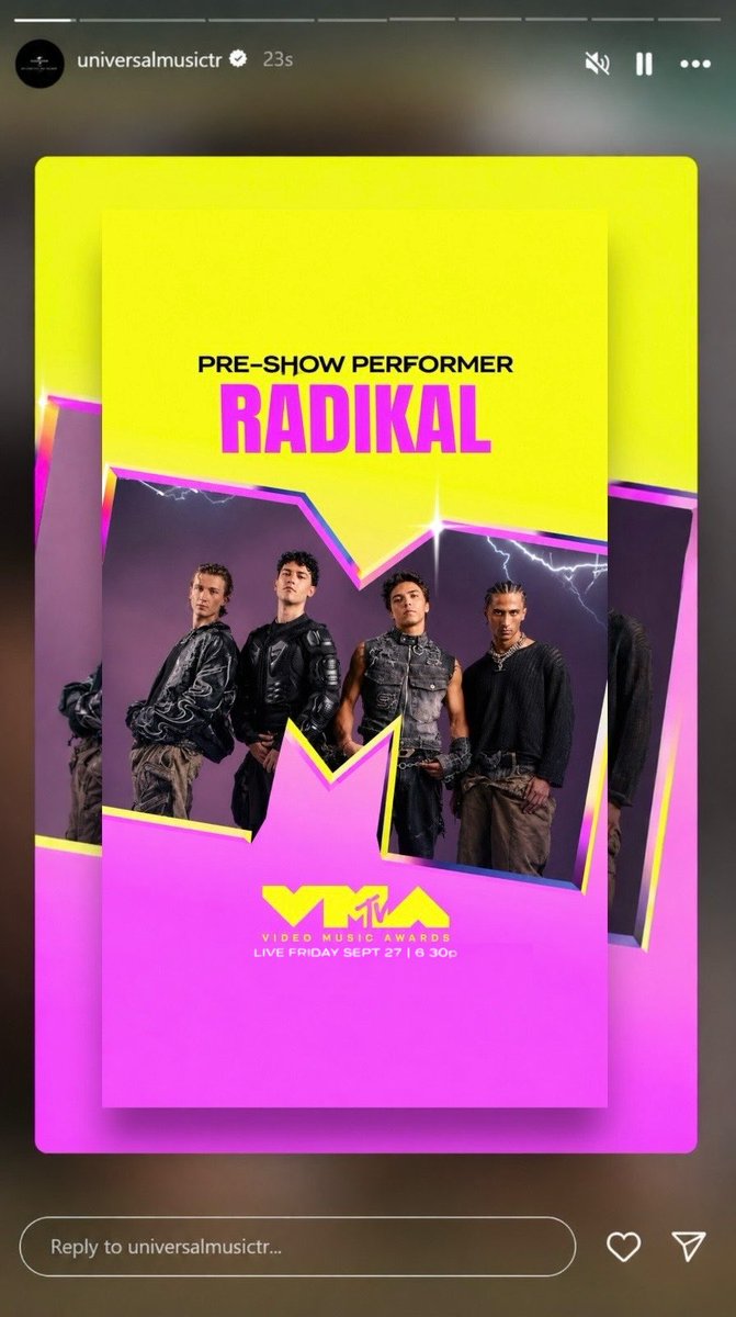 oldcrdgans's tweet photo. arkadaşlar maalesef fazla değer görmedi bu haber ama bu gece sabaha karşı 3 ya da 4 gibi radikal vmas de ön show sanatçısı olarak #yalancı’yı ilk defa canlı performansla sergileyecek unutmayalım, desteklerinizi gün boyu #radikalVMAs hashtagi ile gösterebilirsiniz!! 🩷 https://t.co/JApa4oV1hf